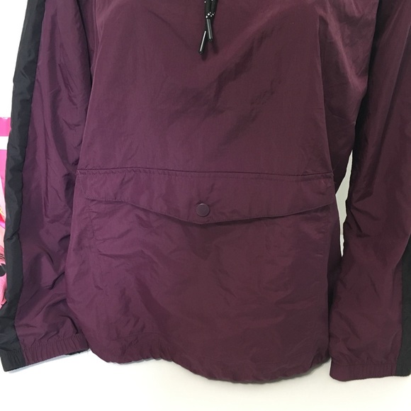 NEW PINK VS LOGO ANORAK COWL NECK PULLOVER - Picture 6 of 7